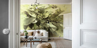 Serene botanical wall art.

