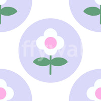 Smooth graphics on the Soft Lavender Bloom wallpaper surface⁠ GD9454