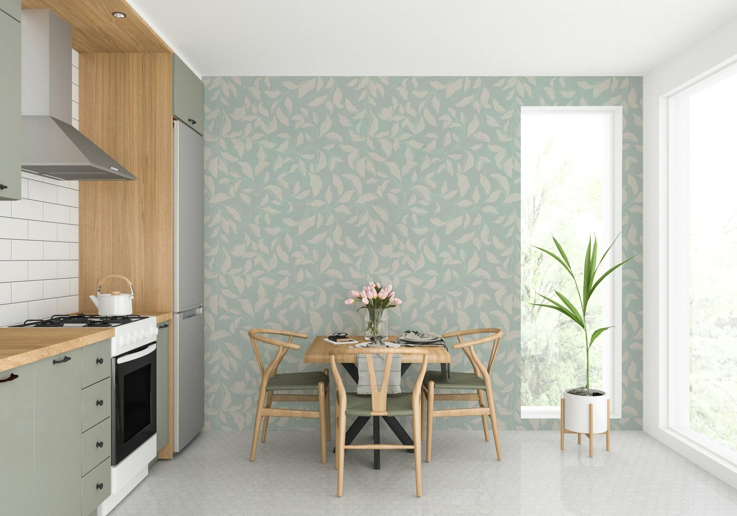 The design evokes a sense of peace, natural beauty, and softness. GD3273
