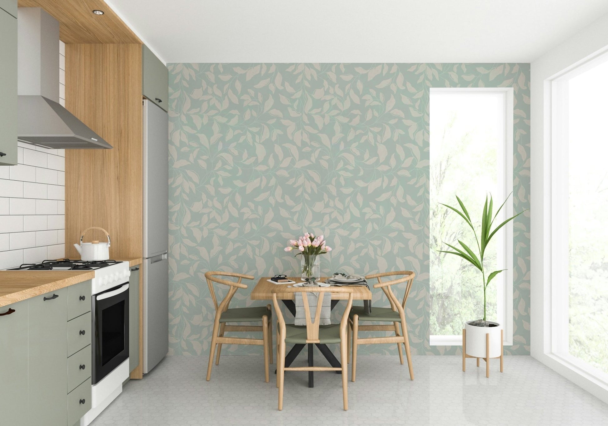 The design evokes a sense of peace, natural beauty, and softness. GD3273
