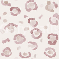 Contemporary entryway decor with the Soft Leopard Print Wallpaper.