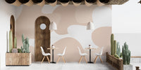 Soft Pastel Abstract Wallpaper Mural - Giffywalls