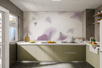 Pastel floral wallpaper for serene interiors
