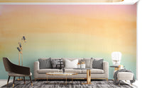 Soft watercolor gradient wall art decor
