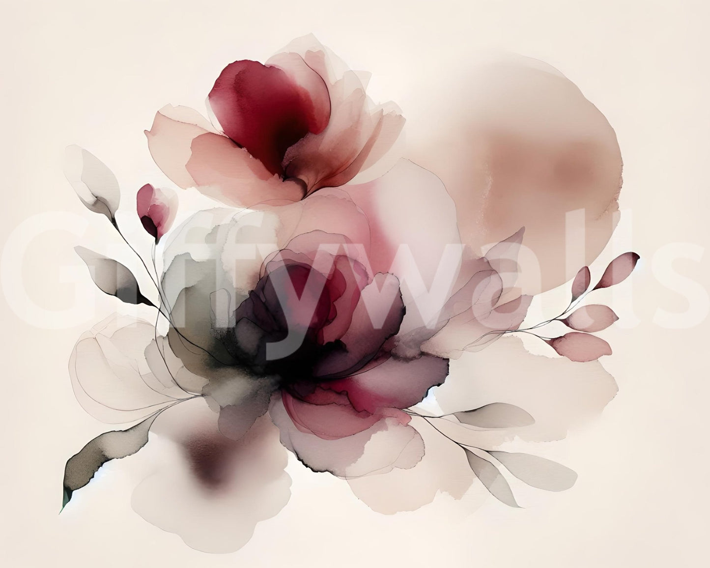 Soft Petal Dream Wall Mural