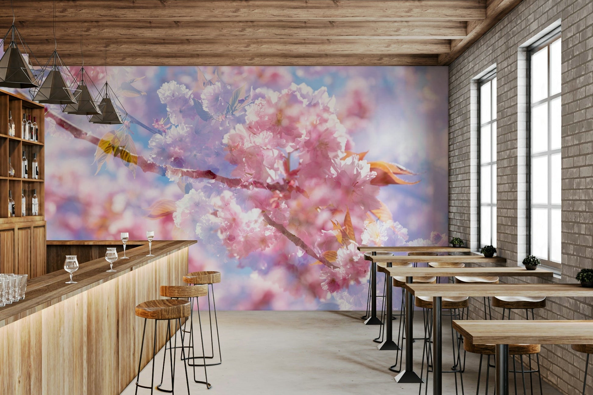 The texture appears smooth and artistic, like a fine art print.

