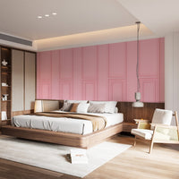 Soft Pink Wood Panel Wallpaper Mural - Giffywalls wood-07