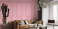 Soft Pink Wood Panel Wallpaper Mural - Giffywalls wood-07