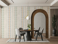 The colors are gentle and soft, with a natural, neutral palette.

