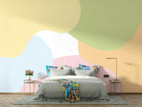 The shapes are arranged in a random, artistic pattern.

