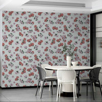 Pastel floral wallpaper for walls

