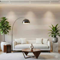 An artistic minimalist form mural for home decor.