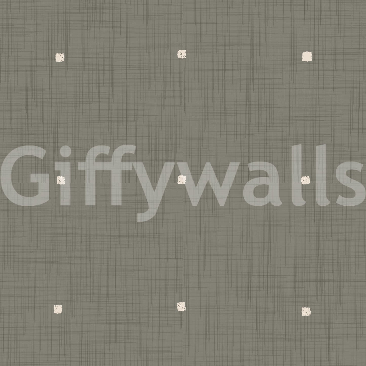 Fabric look Soft Texture Squares Taupe wallpaper for walls.