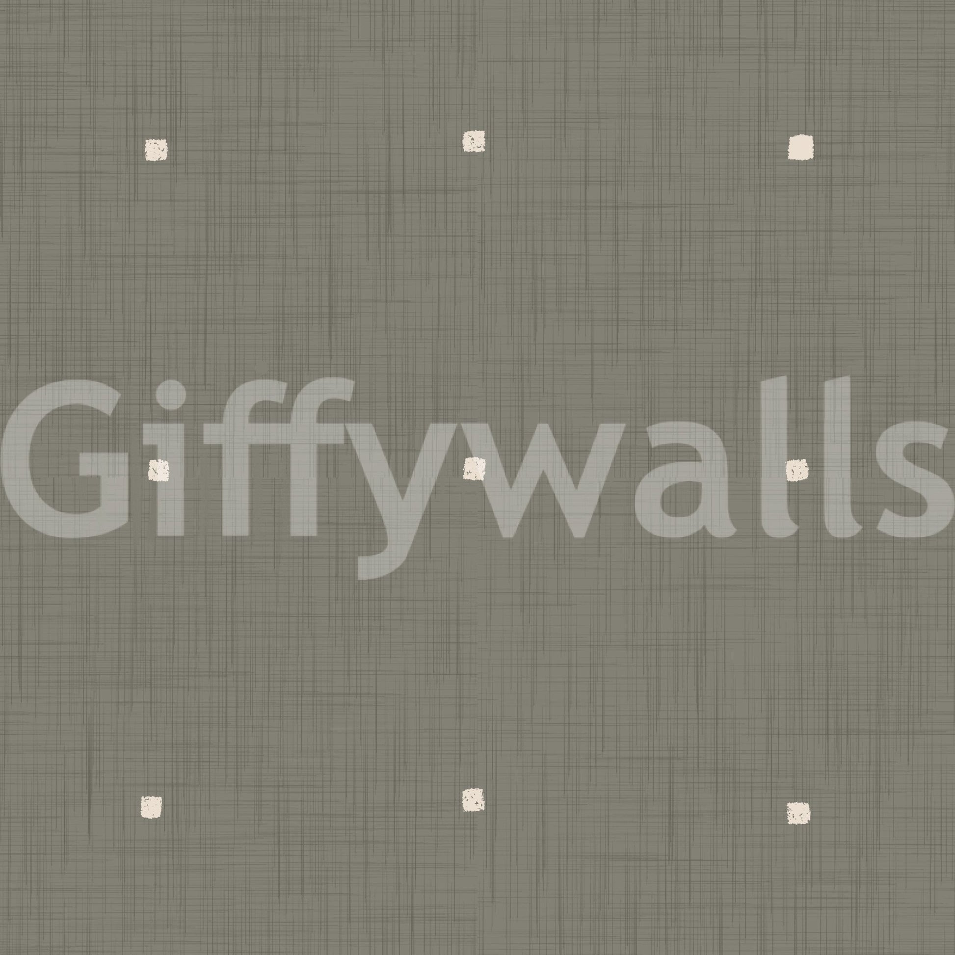 Fabric look Soft Texture Squares Taupe wallpaper for walls.
