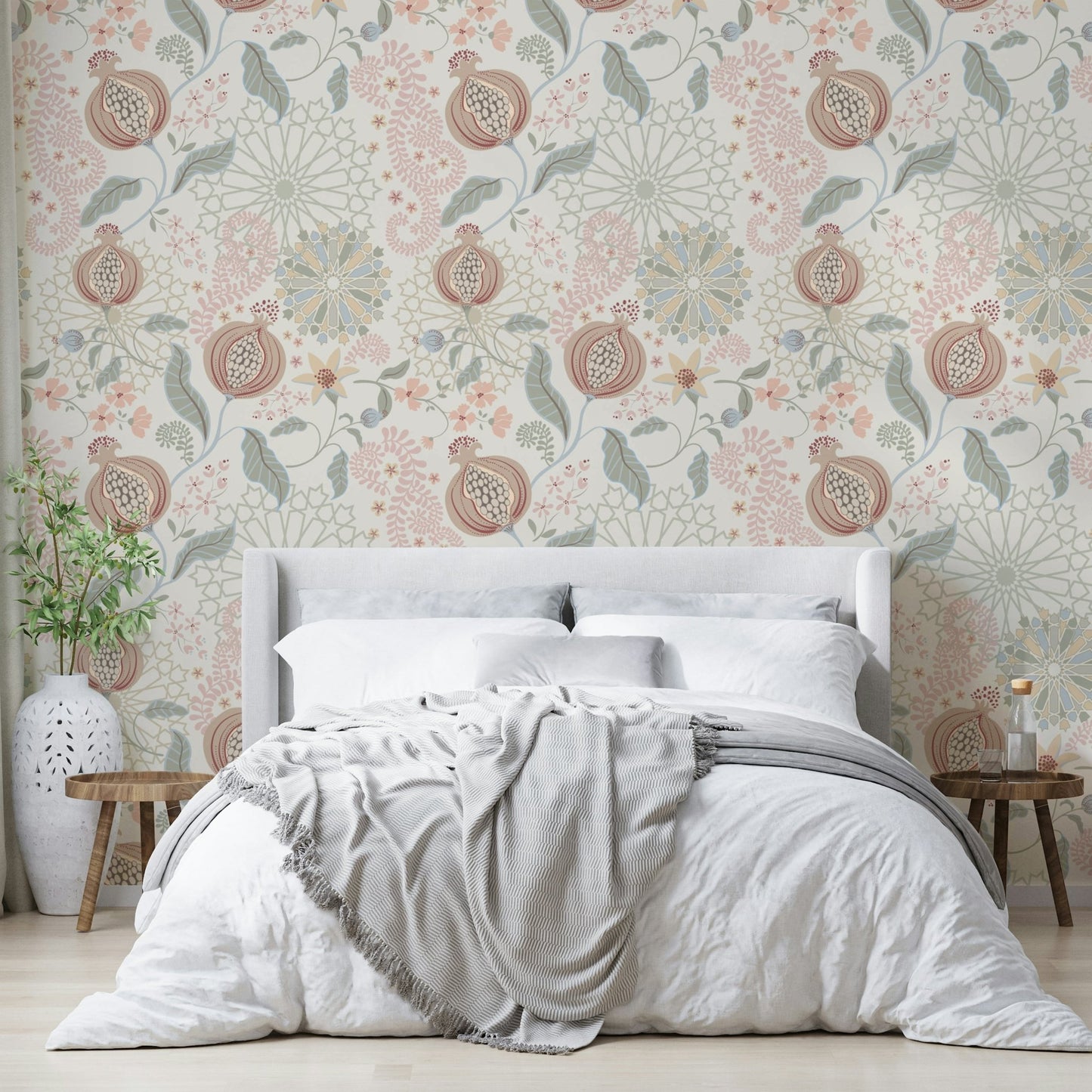 Soft Tones Pomegranate Wallpaper⁠