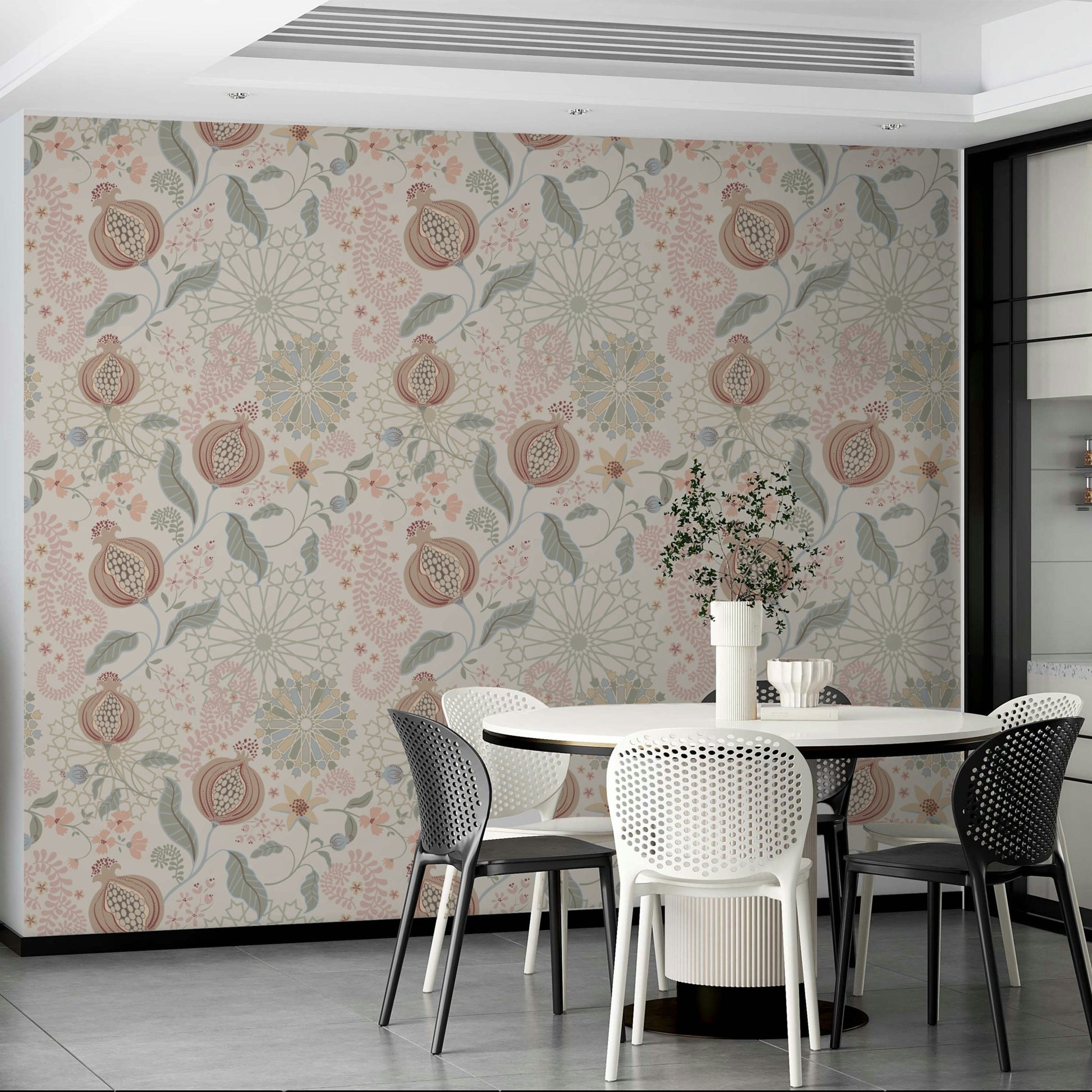 Soft Tones Pomegranate Wallpaper⁠
