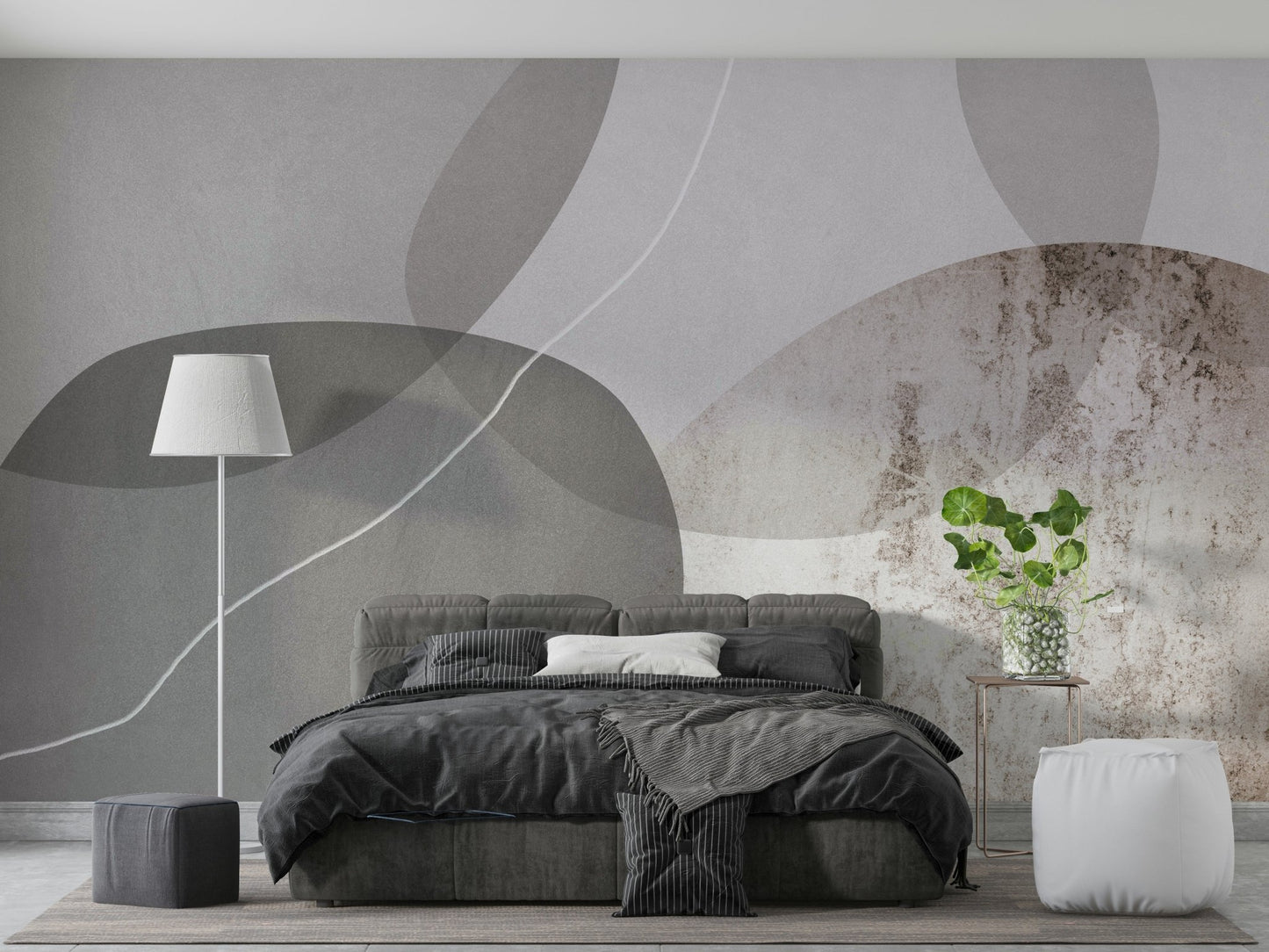 The colors are muted and gentle, with soft blues, grays, and beiges.

