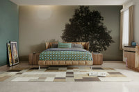 Large Solitary Sentinel Mural for Modern Homes

