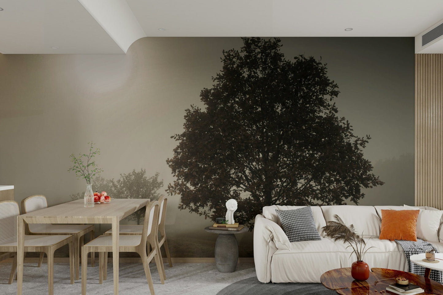 Serene Solitary Sentinel Wall Mural for Bedrooms

