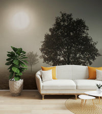 Solitary Sentinel Wall Mural for Tranquil Spaces

