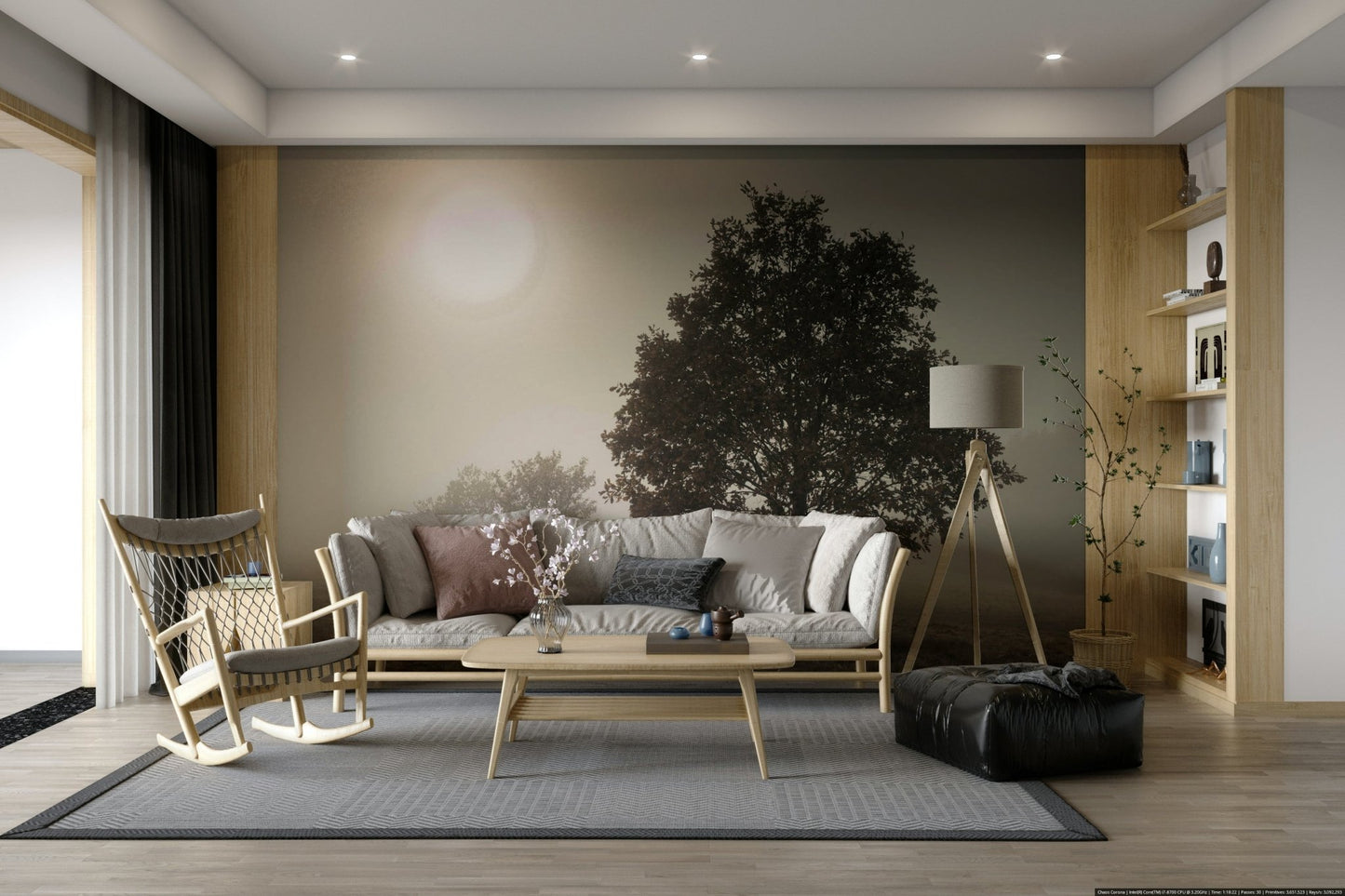 Solitary Sentinel Wall Mural