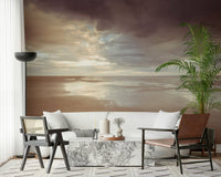 Minimalist wet sand texture Soothing Seashore wall mural., GD7262