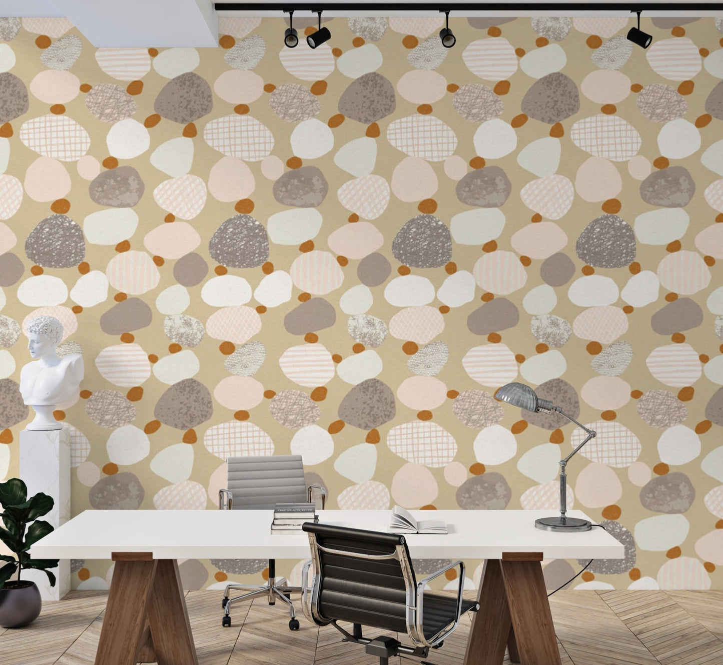 Self-adhesive Soothing Speckle wallpaper for walls