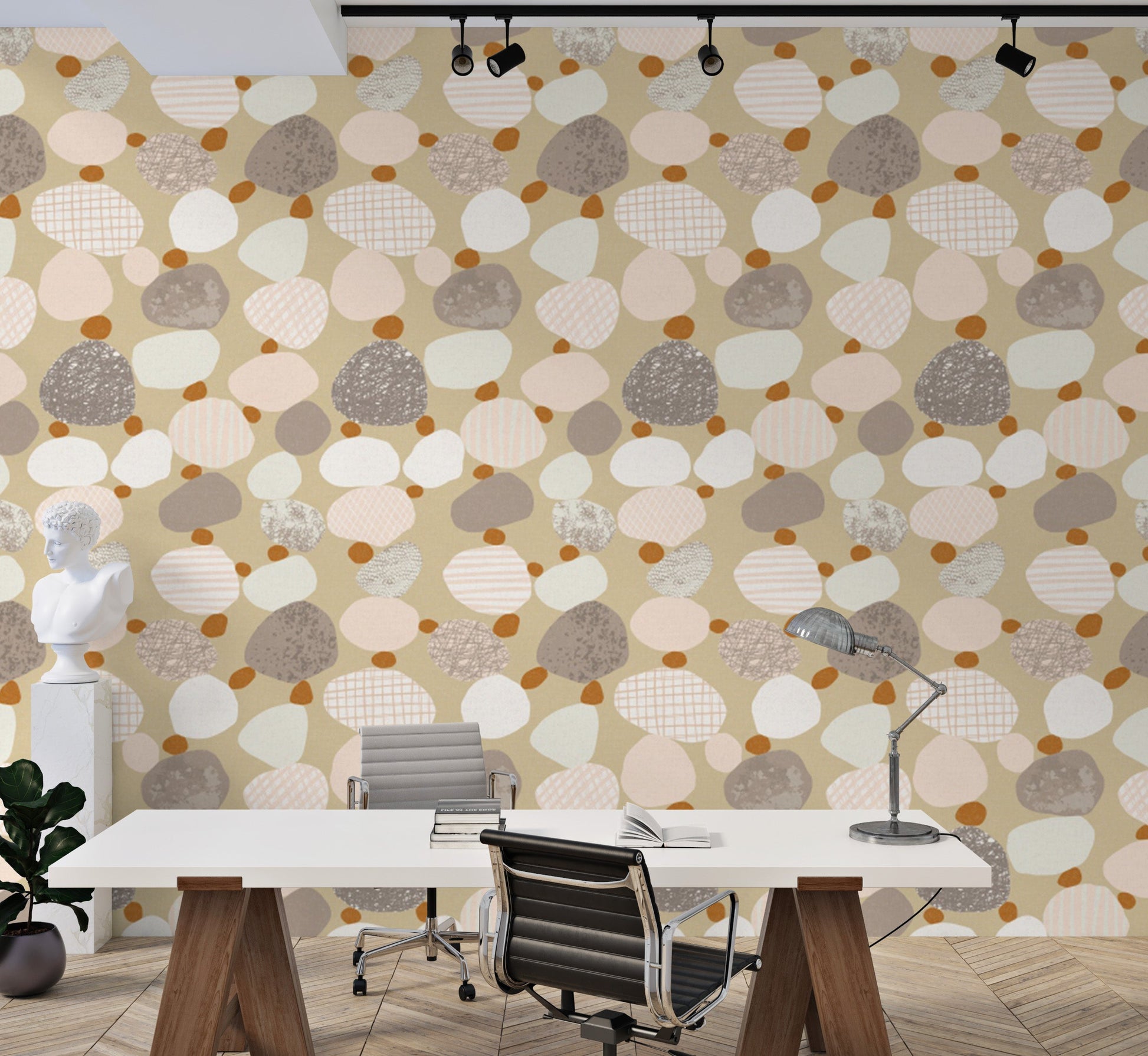 Self-adhesive Soothing Speckle wallpaper for walls