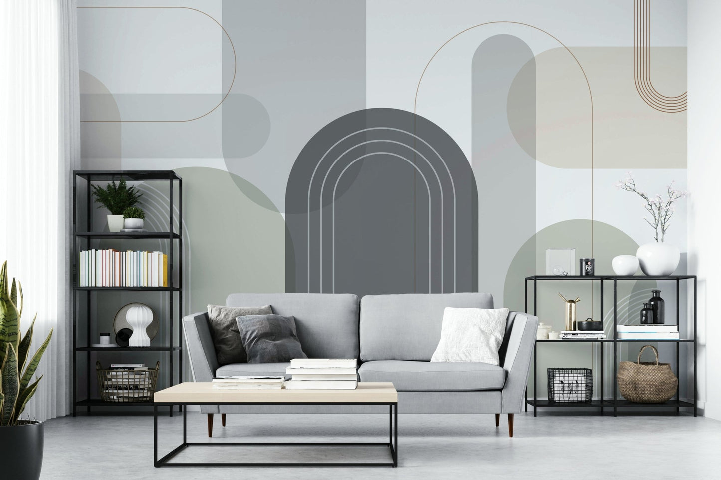 Subtle architectural wallpaper texture

