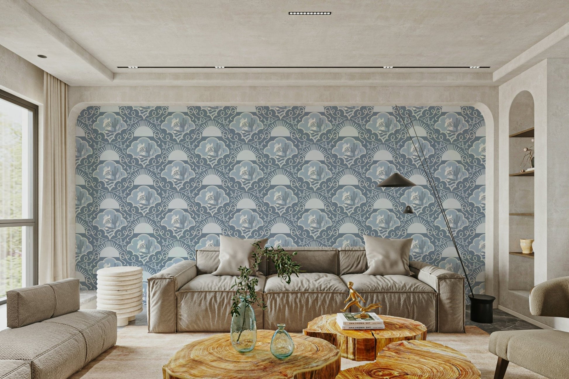 The image is for boho or contemporary interiors. GD3358

