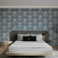 The pattern has a cool, peaceful color scheme. GD3358


