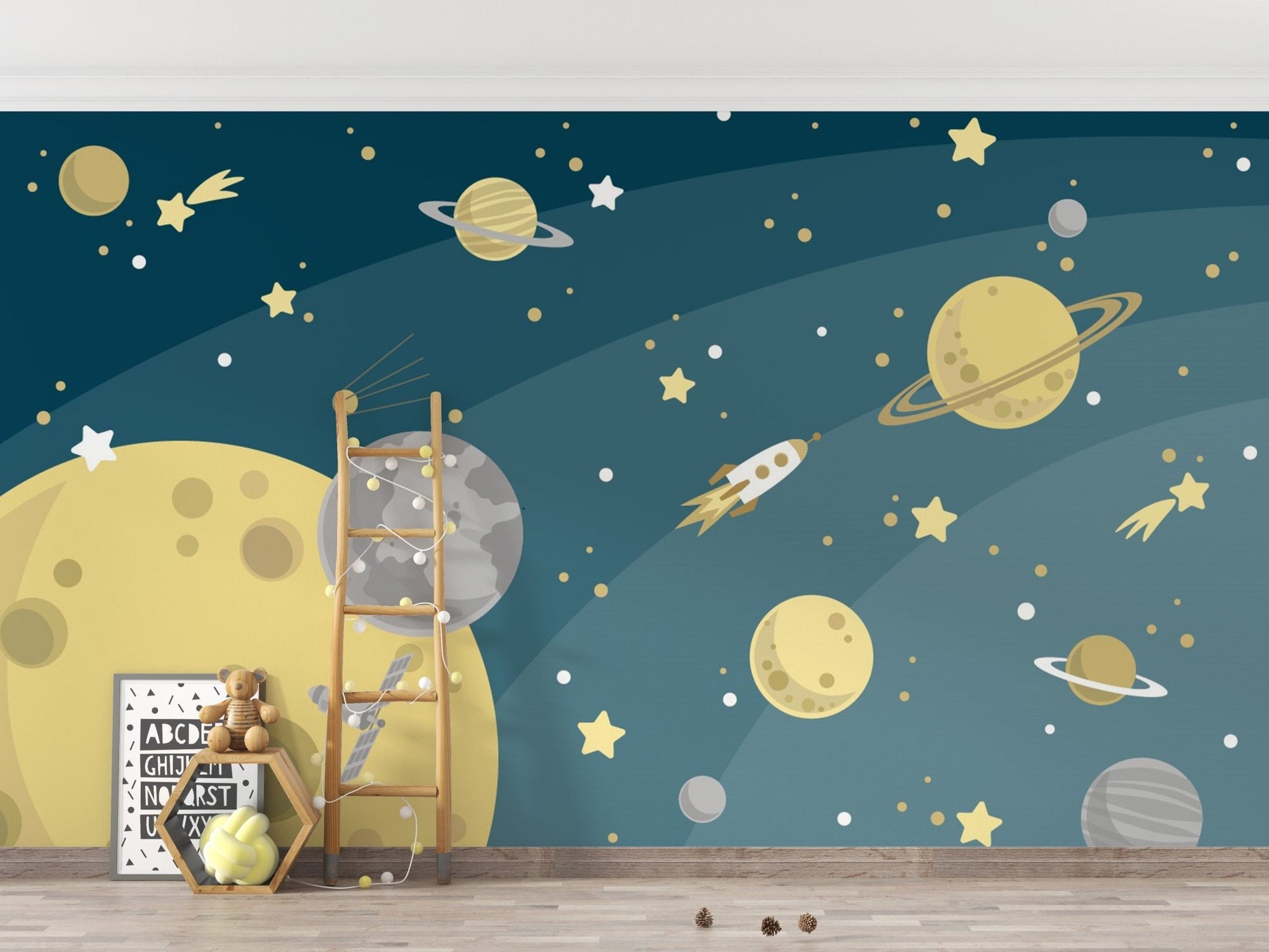 Solar system wallpaper with planets B011
