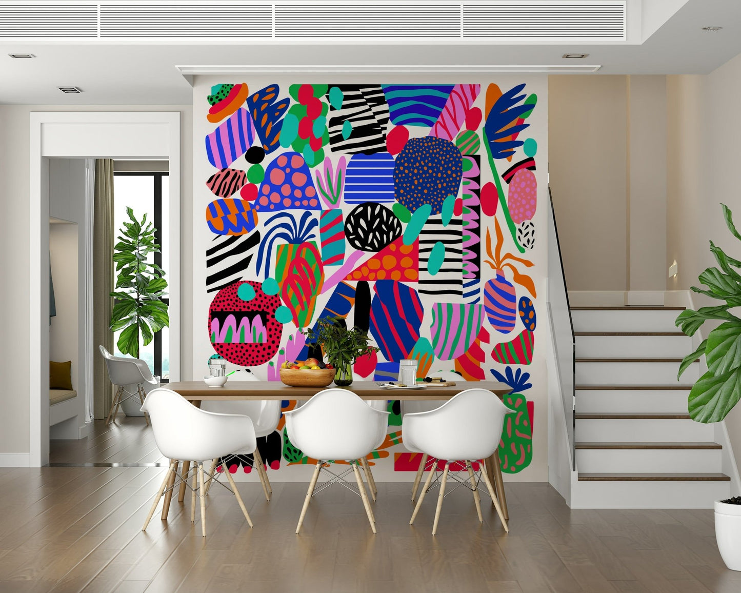 Space Garden Wall Mural