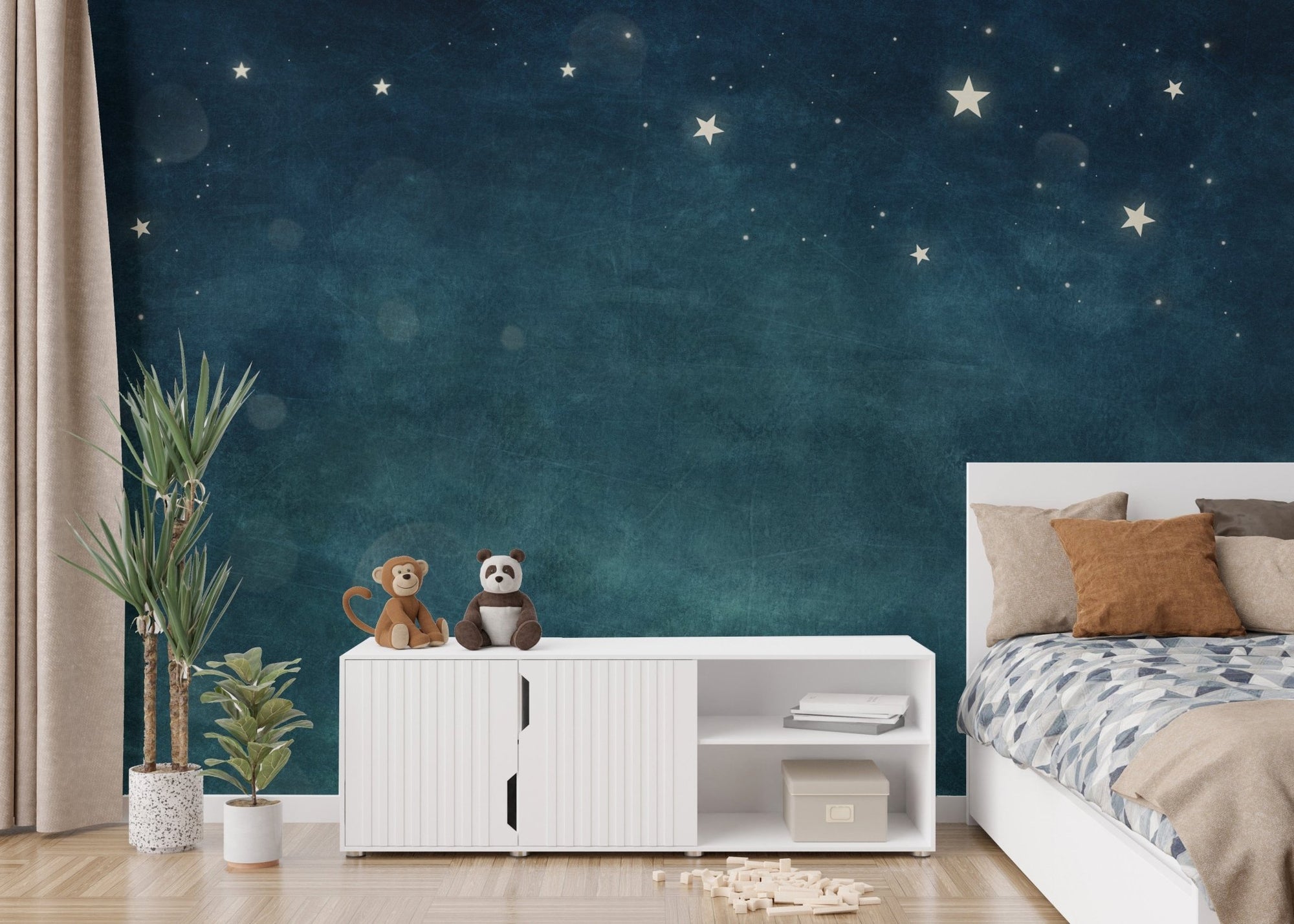Starry night sky wallpaper design B241

