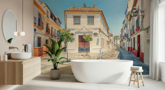 Spanish Street Charm Wall Mural