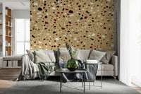 A beautiful modern art wall mural of delicate texture., GD5523