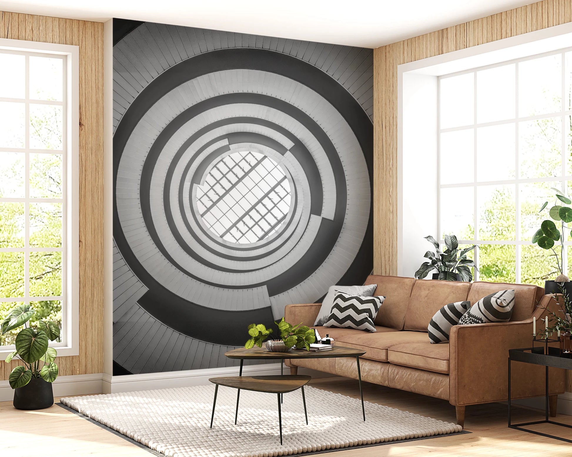 Spiral Ascent Wall Mural