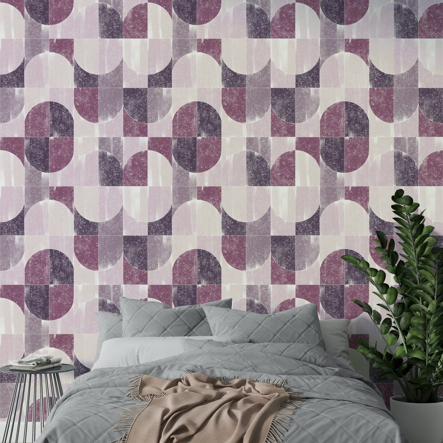 Modern living room wallpaper.

