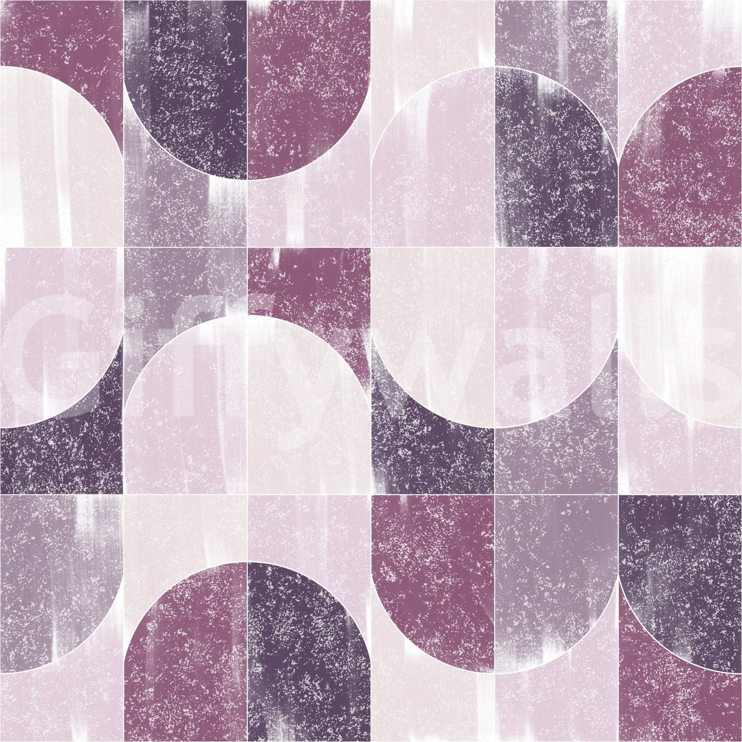 Unique geometric pattern for walls.

