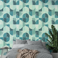 Textured geometric print.

