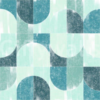 Unique geometric pattern for walls.

