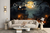Spooky Haunted House creepy wallpaper

