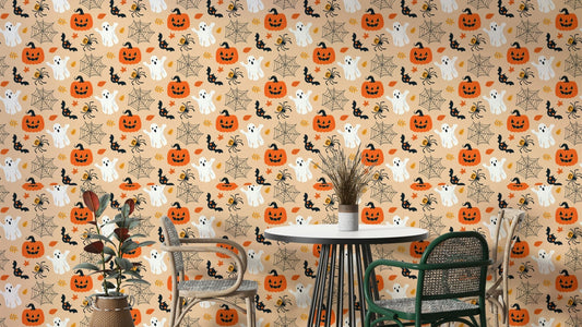 Cute Halloween friends print
