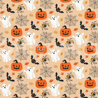 Spooky Season Friends pumpkin wallpaper
