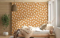 Quirky "Spooky Specters! Wallpaper" peel and stick, crepitating and fun.
