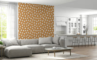 Oddkin ghosts, a liminal pattern in this "Spooky Specters! Wallpaper."