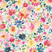 Spring Flowers Zinnias Garden Nature Fresh Wallpaper⁠