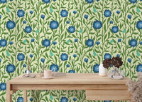 Spring Trellis Light Blue Wallpaper - Giffywalls RNM86