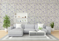 The design features a repeating motif of scattered stars.

