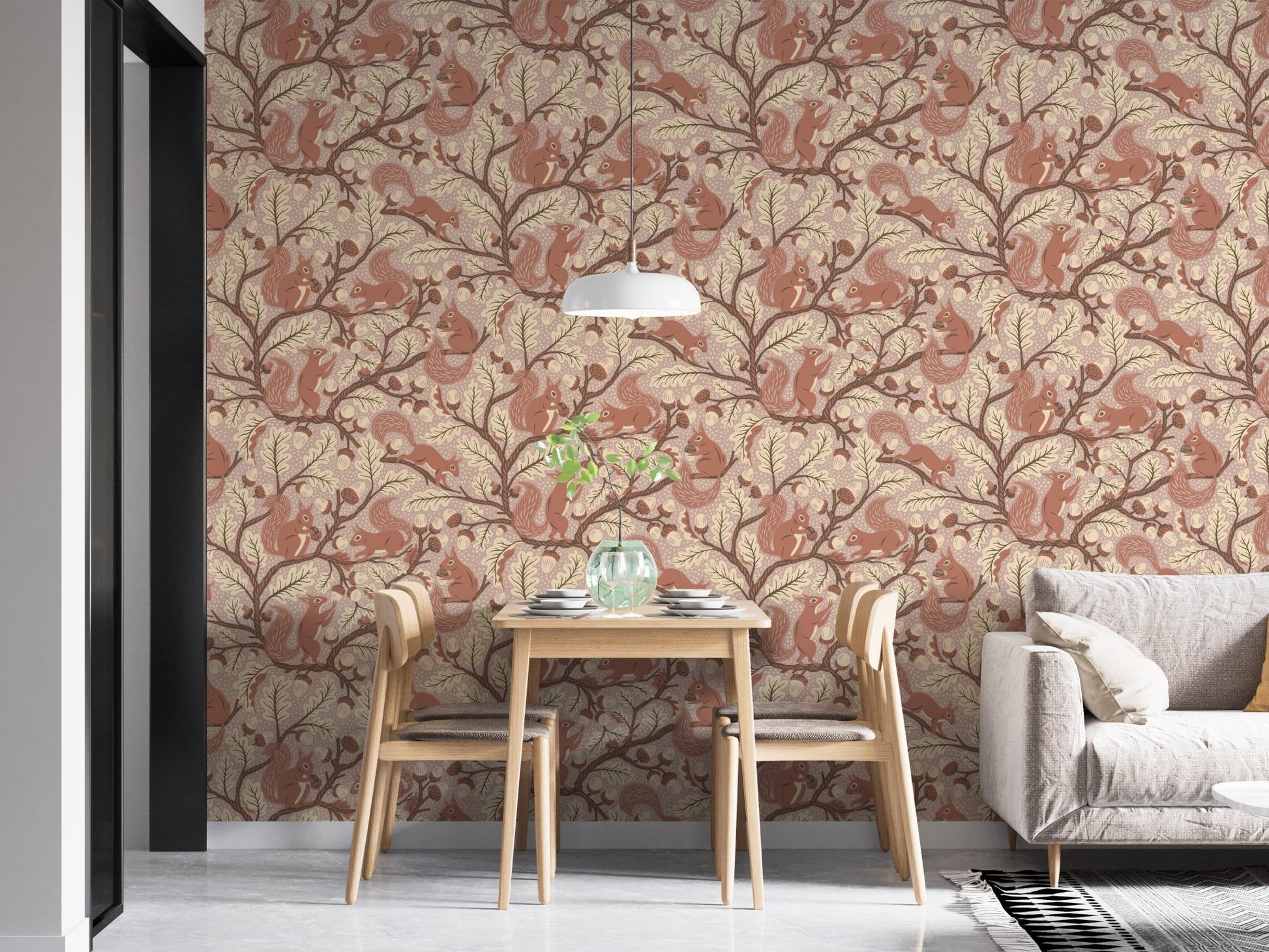 Nature-inspired wallpaper for walls

